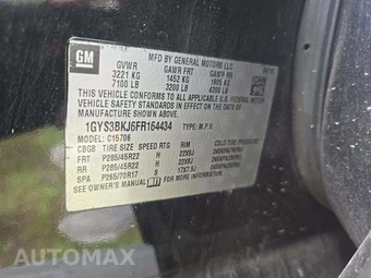 2015 Cadillac Escalade Luxury 1SB – miniatura 5