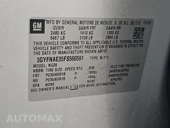 2015 Cadillac SRX 1SA – miniatura 14
