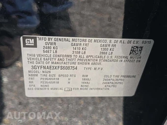 2015 Cadillac SRX 1SA – miniatura 5