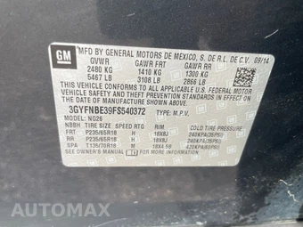 2015 Cadillac SRX Luxury Collection 1SB - miniatura 26