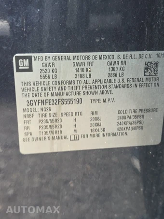 2015 Cadillac SRX Performance Collection 1SD – miniatura 14