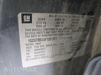 2015 Chevrolet Colorado LT Crew Cab Medium Bed 4LT – miniatura 14