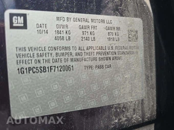 2015 Chevrolet Cruze 1LT 1SD – miniatura 5