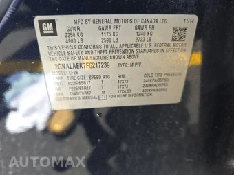 2015 Chevrolet Equinox LS 1LS – miniatura 14
