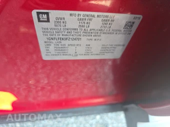2015 Chevrolet Equinox LT 1LT – miniatura 14
