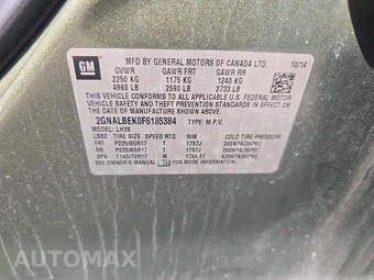 2015 Chevrolet Equinox LT 1LT – miniatura 2