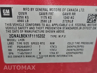 2015 Chevrolet Equinox LT 1LT - miniatura 14
