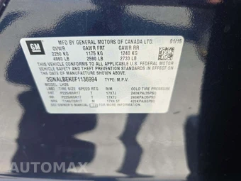 2015 Chevrolet Equinox LT 1LT – miniatura 5