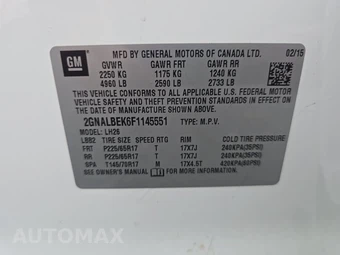 2015 Chevrolet Equinox LT 1LT – miniatura 14