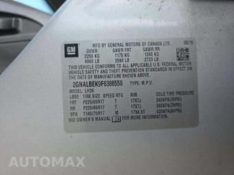 2015 Chevrolet Equinox LT 1LT – miniatura 2