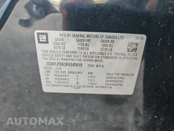 2015 Chevrolet Equinox LT 1LT – miniatura 14