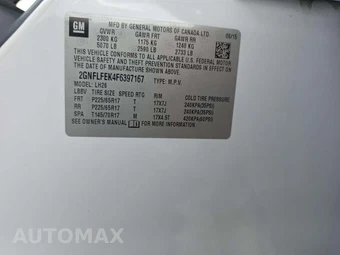 2015 Chevrolet Equinox LT 1LT – miniatura 2