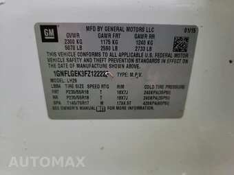 2015 Chevrolet Equinox LT 2LT – miniatura 14