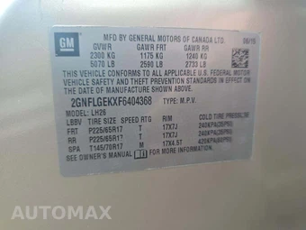2015 Chevrolet Equinox LT 2LT – miniatura 5