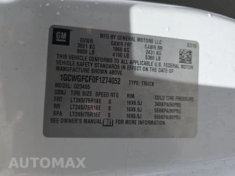 2015 Chevrolet Express 2500 Cargo Van 1WT 135.0" WB – miniatura 13