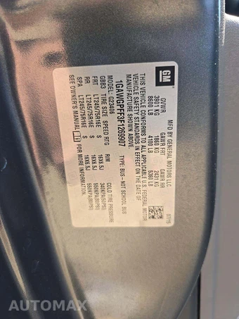 2015 Chevrolet Express 2500 Passenger Van LS 1LS 135.0" WB - miniatura 5