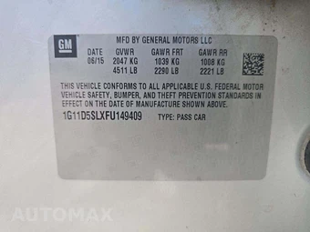 2015 Chevrolet Malibu LT 2LT – miniatura 2