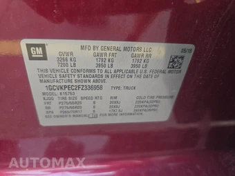 2015 Chevrolet Silverado 1500 LS Extended Cab Medium Bed 1LS – miniatura 14