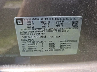 2015 Chevrolet Silverado 1500 LT Crew Cab Medium Bed 1LT – miniatura 14