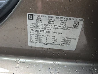 2015 Chevrolet Silverado 1500 LT Z71 Crew Cab Short Bed 2LT - miniatura 14