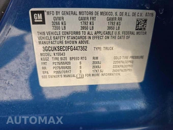 2015 Chevrolet Silverado 1500 LTZ Crew Cab Short Bed 1LZ - miniatura 2