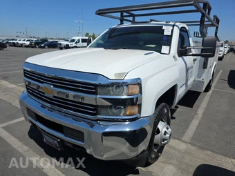 2015 Chevrolet Silverado 3500HD Cab Chassis WT Regular Cab 1WT w/Built-In Wi-Fi DRW