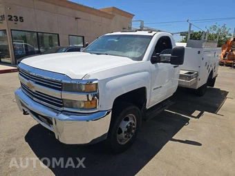 2015 Chevrolet Silverado 3500HD Cab Chassis WT Regular Cab 1WT w/Built-In Wi-Fi DRW