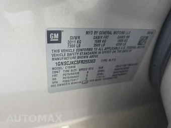 2015 Chevrolet Suburban LT 1LT – miniatura 11