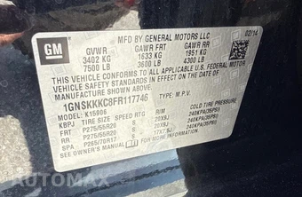 2015 Chevrolet Suburban LTZ 1LZ - miniatura 13