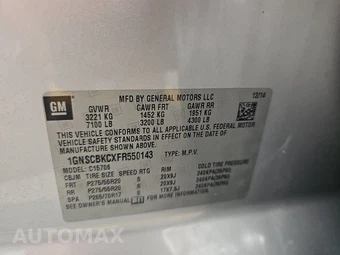 2015 Chevrolet Tahoe LT 1LT – miniatura 15