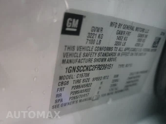 2015 Chevrolet Tahoe LTZ 1LZ - miniatura 15