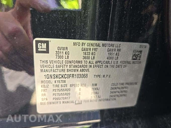 2015 Chevrolet Tahoe LTZ 1LZ - miniatura 2