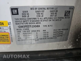 2015 Chevrolet Traverse LS 1LS - miniatura 15