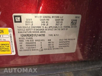 2015 Chevrolet Traverse LT 1LT – miniatura 5