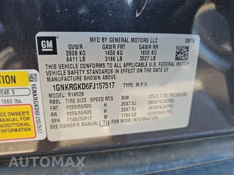 2015 Chevrolet Traverse LT 1LT – miniatura 14