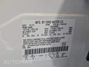 2015 Ford Edge Sport – miniatura 14
