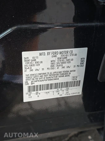 2015 Ford Edge Sport - miniatura 14