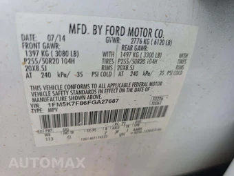 2015 Ford Explorer Limited - miniatura 5