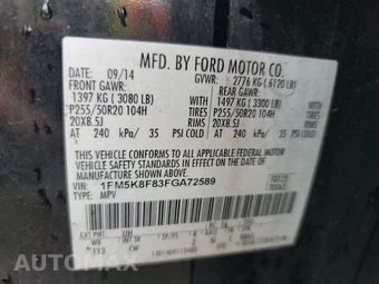 2015 Ford Explorer Limited – miniatura 14