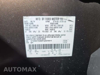2015 Ford Explorer XLT – miniatura 5