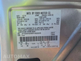 2015 Ford F-150 Lariat Crew Cab Short Bed - miniatura 2