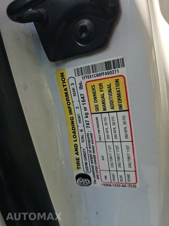 2015 Ford F-150 XL Extended Cab Medium Bed w/Rear Doors - miniatura 15