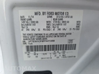 2015 Ford F-150 XLT Crew Cab Medium Bed – miniatura 14