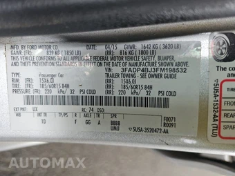 2015 Ford Fiesta SE Sedan – miniatura 14