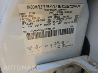 2015 Ford Super Duty F-550 Cab Chassis XL Crew Cab DRW - miniatura 14