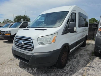 2015 Ford Transit 150 Passenger Wagon XLT w/RH Sliding Door Medium Roof 130.0" WB - samochód z USA z aukcji Manheim, oferta Kup Teraz w AUTOMAX