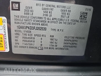 2015 GMC Acadia SLE-2 3SB – miniatura 19