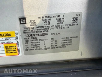 2015 GMC Acadia SLT-1 4SA - miniatura 11