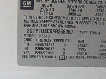 2015 GMC Sierra 1500 SLE Crew Cab Short Bed 3SA – miniatura 14