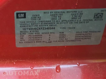 2015 GMC Sierra 1500 SLE Extended Cab Medium Bed 3SA – miniatura 14